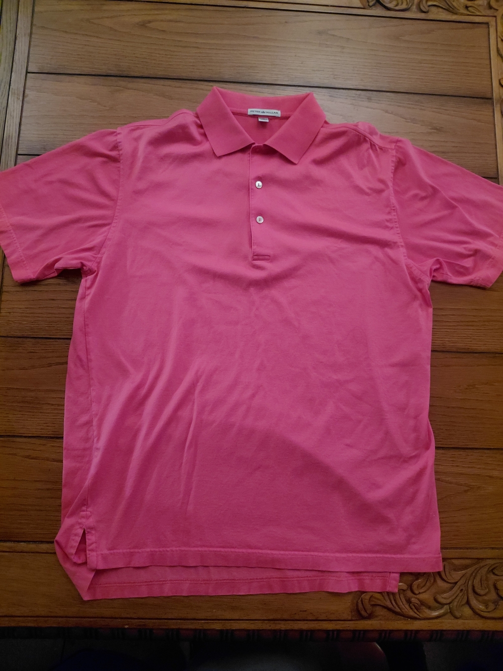 Peter Millar Bright Pink Polo Shirt - Short Sleeve